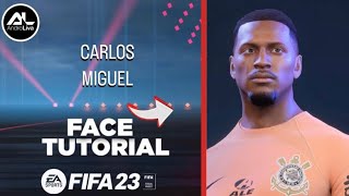 FIFA 23  CARLOS MIGUEL Face  Stats Tutorial [upl. by Gonnella]