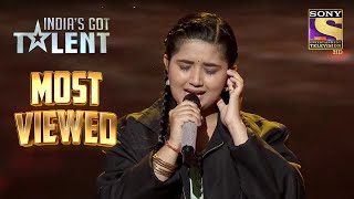 Premiere में Ishita ने अपनी Singing से सबको किया Move  Indias Got Talent Season 9  Most Viewed [upl. by Shepard99]