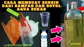 Cara Membuat Bensin Dari Sampah plastik [upl. by Anerb534]