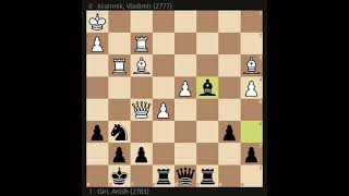 2019 Wijk aan Zee Kramnik Vladimir Giri Anish cờvua chess games chessplayer шахматы [upl. by Dehlia47]