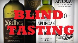 Ardbeg 10 vs Laphroaig 10 Peated Scotch Whisky Blind Tasting [upl. by Tzong]