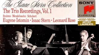 Schubert  Trios No2 Op100  No1 Op99  Presentation reference recording  Trio Isaac Stern [upl. by Hewitt324]