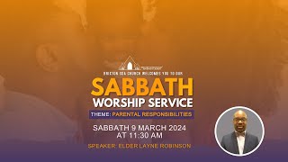 Brixton SDA Online Worship Service II Parental Responsibilities [upl. by Eelaras]