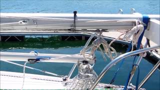 Securing the Catalina 22 Rig for Trailering [upl. by Gradeigh]