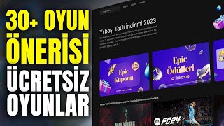 Yılın En Güzel İndirimi Epic Games Yılbaşı İndiriminden 30 Oyun Önerisi ve Ücretsiz Oyunlar [upl. by Noffets]