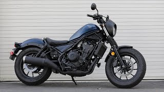 2020 Honda Rebel 500 Review  MC Commute [upl. by Gingras368]