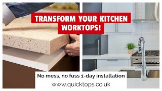 Quicktops Quartz Worktop Makeovers for Modern Kitchens [upl. by O'Grady]