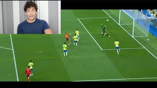 Reacting to Dani Olmo Highlights [upl. by Aneekahs858]