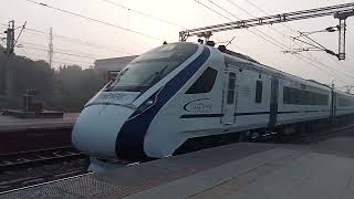 Tremendous 130 Kmph flat skip by 20901 Vande Bharat Express [upl. by Annaitsirhc113]