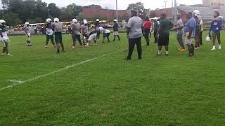 Smith Golden Eagles High School Football Practice on 872024 and the offensive is moving the ball [upl. by Brooke]