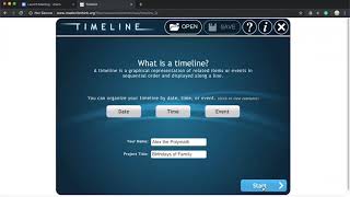 ReadWriteThink Timeline Creator Tutorial [upl. by Dal345]