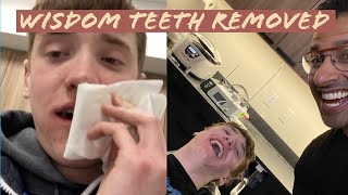 GETTING MY WISDOM TEETH REMOVED [upl. by Tierney296]