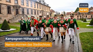 FULDA KampagnenHöhepunkt  Narren stürmen das Stadtschloss [upl. by Hooper]