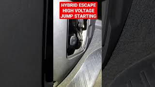 How to Jump Start Hybrid Escape P1A10 [upl. by Poul]