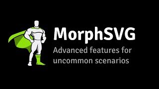 MorphSVG Advanced Features for Tricky Morphs [upl. by Kinsley]