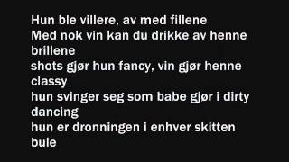 Erik og Kriss feat BYZ  Ølbriller  lyrics [upl. by Cirilo]