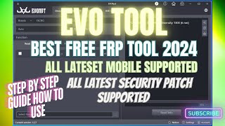 EVO TOOL 2024 FREE FRP Unlock Tool Youve Been Waiting For  Samsung Infinix Tecno  Vivo  Oppo [upl. by Aranat]