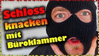 Schloss Knacken  3 Methoden für Anfänger  Erschreckend einfach  Lockpicking tutorial [upl. by Fullerton296]