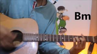 Mann Bharya  Punjabi Song  Guitar Cover Lesson Chords Easy  Janni [upl. by Latin]