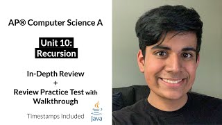 APCS Unit 10 Recursion InDepth Review and Practice Test  AP Computer Science A [upl. by Buttaro109]