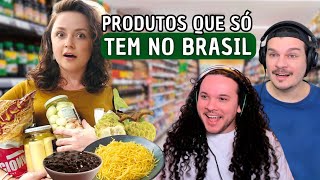 COMIDAS que você NÃO COMPRA fora do BRASIL  React Olga Do Brasil [upl. by Zeuqcaj]