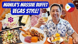 5 STAR LUXURY OKADA HOTEL 🇵🇭 BEST BUFFET Ive ever had at the Medley Buffet Manila Philippines [upl. by Adiari]