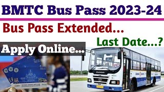 BMTC Bus Pass 202324  Extended Last DateBmtc bus pass Apply Online bmtc bmtcbus bmtc2023 [upl. by Og]