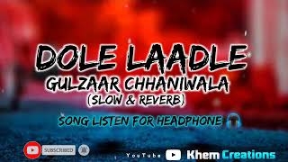 Dole Laadle Slowed  Reverb  Gulzaar Chhaniwala  Lofi Songs  Hariyanvi mixes Songs 2022 [upl. by Aeret]