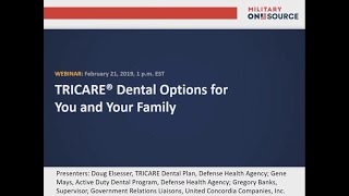 TRICARE Dental Options for You and Your Family [upl. by Hcirdla]