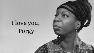 Nina Simone  I loves You Porgy 1959  Lyrics [upl. by Jairia]