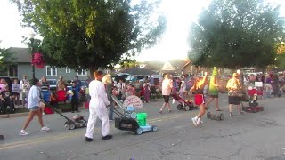 WATCH NOW The Precision Lawnmower Drill Team marches in the Pierogi Fest Parade [upl. by Aynik959]