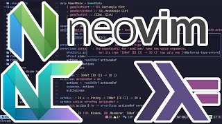 NvChad  Neovim  Haskell  Archlinux [upl. by Rochkind283]