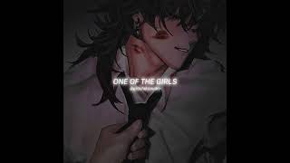 One of the Girls  Edit Audio by gldsfakeaudios  Slowed  Reverbed [upl. by Carmelia]