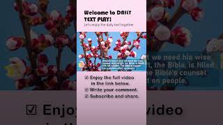 DAILY TEXT PLAY  Monday April 29 jworg jw textodiarioenvideo DAILYTEXTPLAY [upl. by Deerc899]