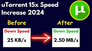 How to increase uTorrent download speed 2024 [upl. by Line]