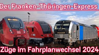 Die neuen Züge am FTX im Fahrplanwechsel 2024  Alex Eisenbahn Träume [upl. by Mathian]