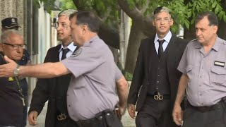 ASÍ LLEGÓ LGANTE DE TRAJE Y CORBATA AL JUICIO EN SU CONTRA POR TRES DELITOS EN MERCEDES [upl. by Acinet]