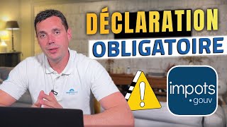 ⚠️ DECLARATION DE VOS BIENS IMMOBILIERS AUX IMPÔTS  TUTO [upl. by Voe]