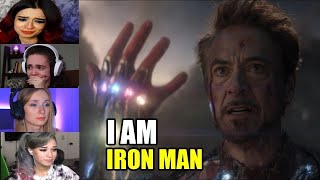 FANS REACT to Tony Stark Death Scene  I Am Iron Man Scene  Avengers Endgame [upl. by Aihsatal490]