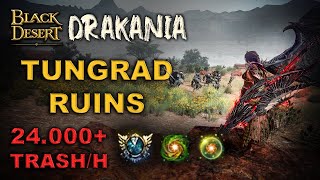 🐲 BDO  New Tungrad Ruins with Drakania Awakening  Combo amp Addons  24000 Lv2 Only  3 Birds [upl. by Eniamerej722]