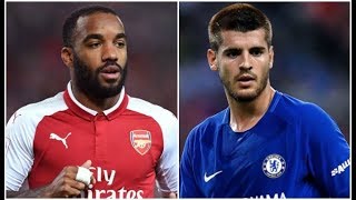 Lacazette vs Morata  Arsenal v Chelsea Community Shield Preview [upl. by Rorke]