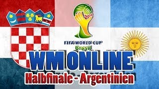 FIFA 14  WM Online 2014 PS3 KROATIEN  Halbfinale  Argentinien  WM2014 [upl. by Nirraj]