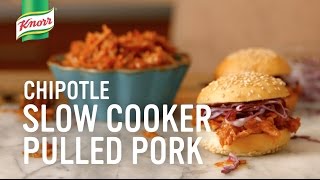 Chipotle Slow Cooker Pulled Pork  Knorr® What’s for Dinner [upl. by Vivienne949]