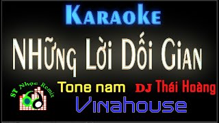 Karaoke  Những Lời Dối Gian Remix  Việt Puzo ft DJ Thái Hoàng [upl. by Grindlay367]