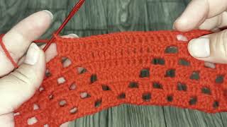 Easy crochet heart placemat tutorial for beginnersAaina Zubaircrochetviralcrochet for beginners [upl. by Curnin843]