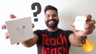 Airpods 2 with Wireless Charging Unboxing amp First Look  Truly Magical🔥🔥🔥 [upl. by Skyla842]