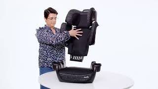 Evenflo GoTime Booster Car Seat How To Assemble and Install [upl. by Gutow841]