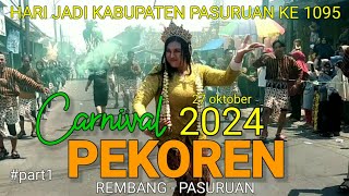 KEMERIAHAN KARNAVAL DESA PEKOREN KEC REMBANG  part1 [upl. by Kegan]