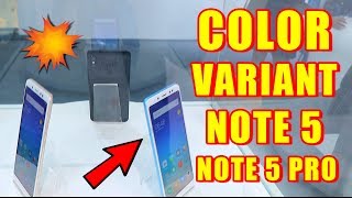 Note 5 amp Note 5 Pro Color Comparison Blue VS Rose Gold VS Gold VS Black [upl. by Fabrice15]