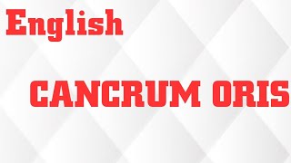 CANCRUM ORIS IN ENGLISH PREDISPOSING FACTORSCLINICAL FEATURESTREATMENT [upl. by Ycnahc24]